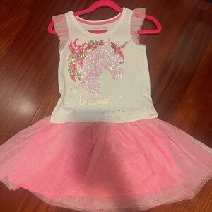 Pink Unicorn Dreamer Kids Matching Set